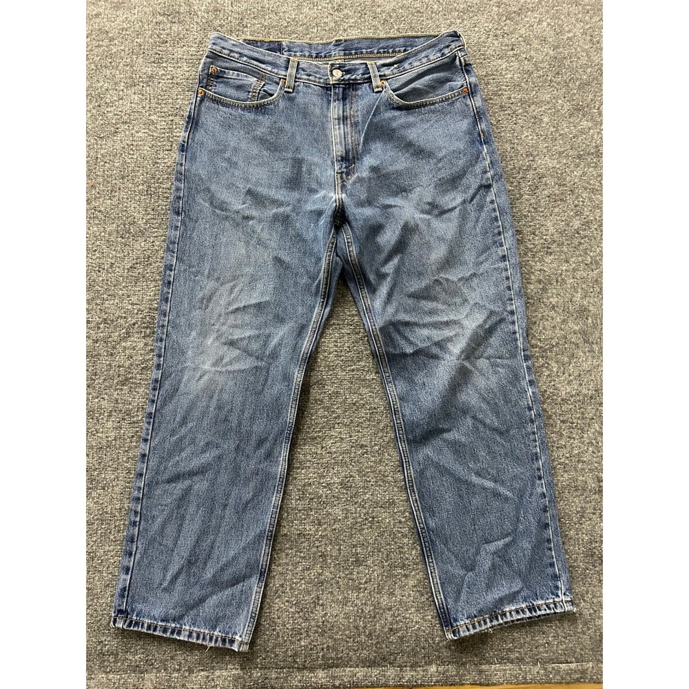 Levi's 550 Jeans Mens Size 34x29 Blue Relaxed Fit Tapered Leg Medium Wash Denim